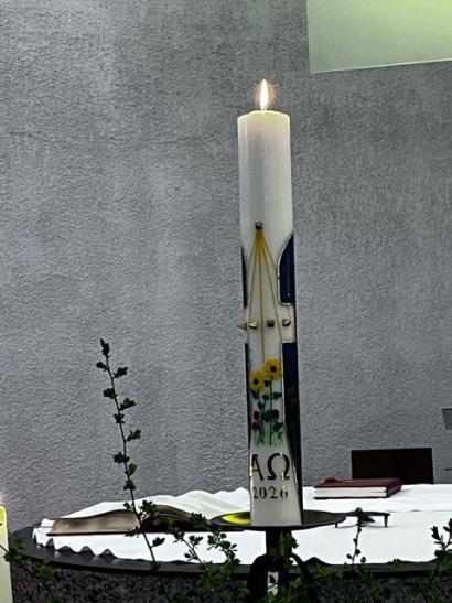 Osterkerze 2026, Ostern, 2026