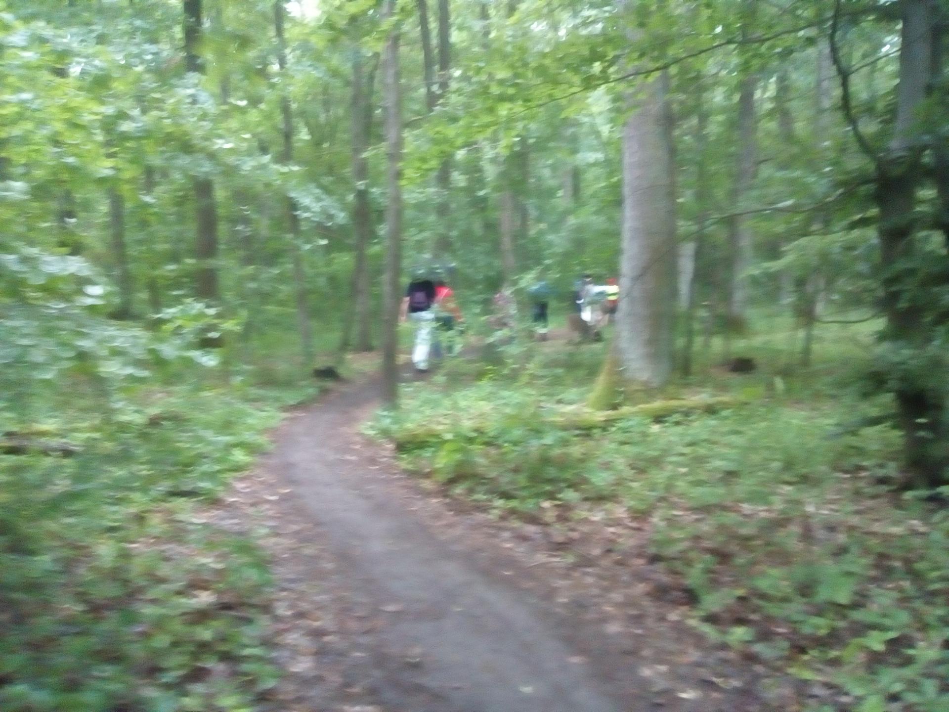 Regen bei der Wanderung