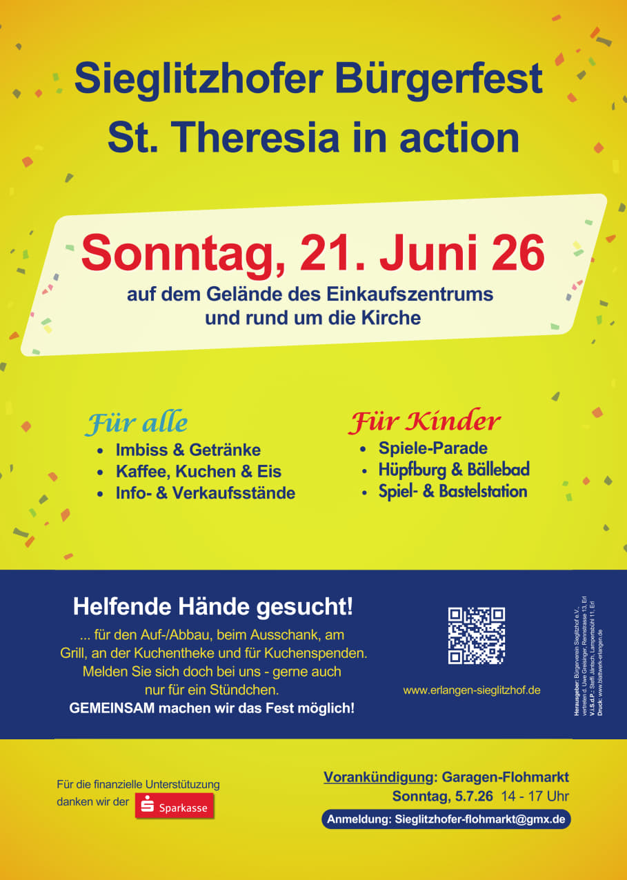 St. Theresia in action und Sieglitzhofer Bürgerfest 2026