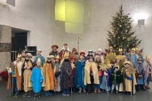 Sternsinger Gruppenfoto Dreikönig 2026