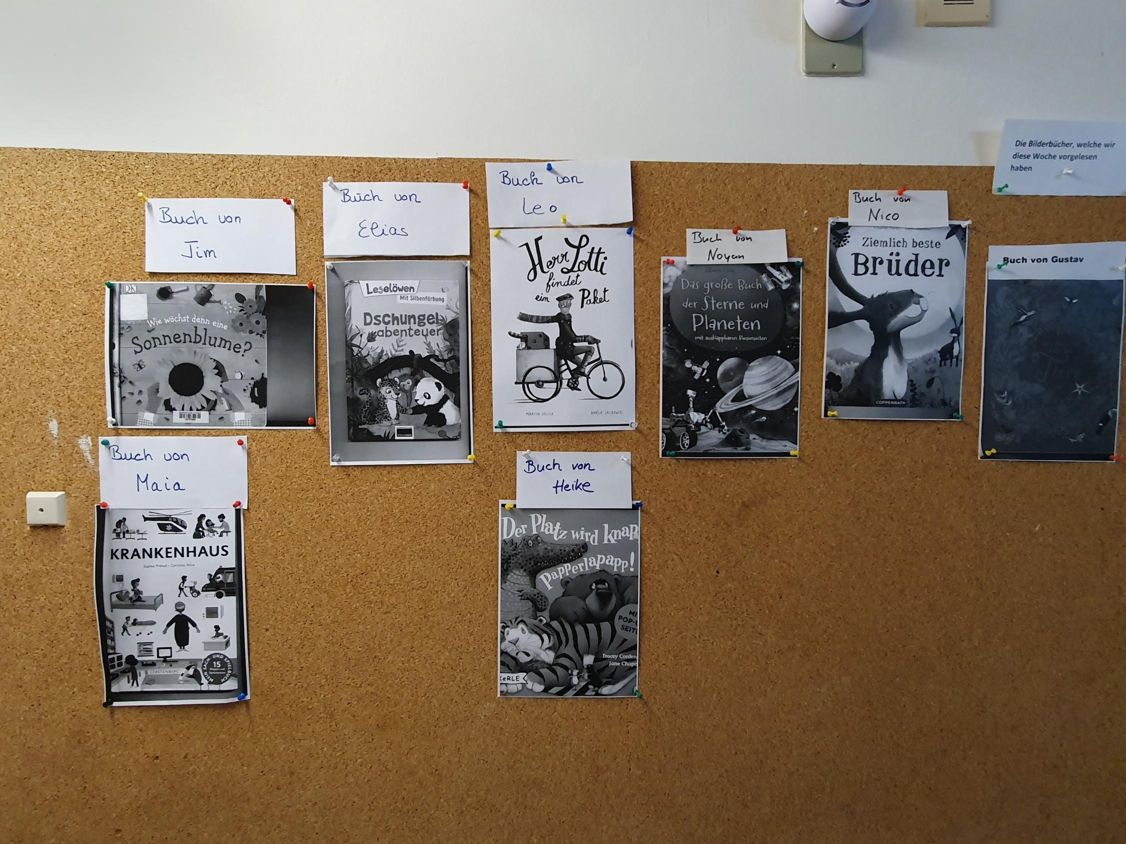 Thema Bücher / Vorlesen und Bücherbus
