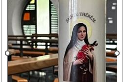 Kerze Therese von Lisieux in St. Theresia Erlangen