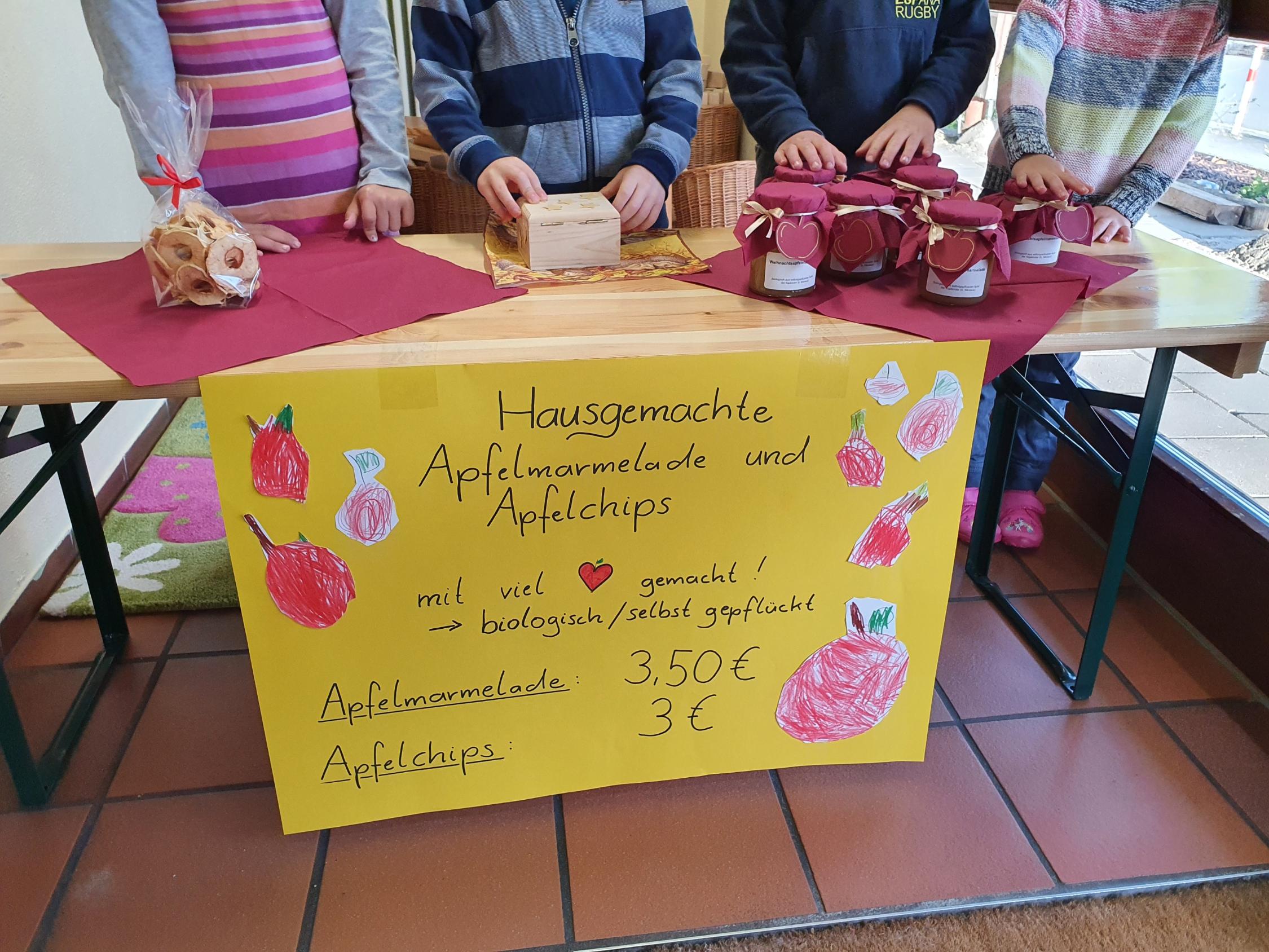 Wir beschäftigen uns mit dem Thema Apfel